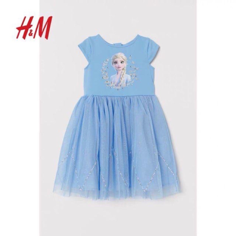 váy Elsa h&m bé gái