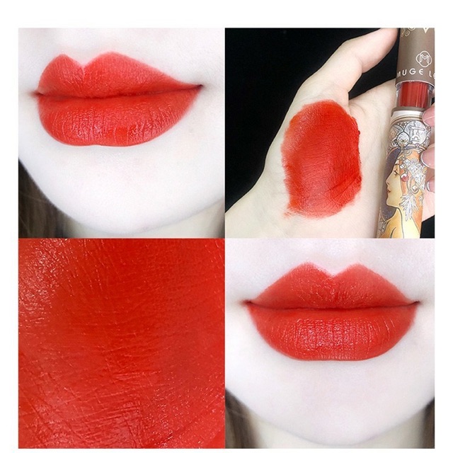 Hộp 5 son kem cổ trang hộp vàng K214 | Thế Giới Skin Care