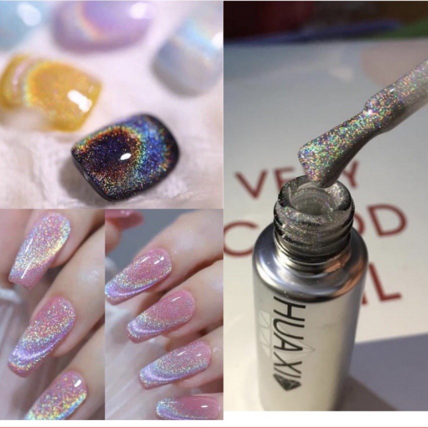 Top Mắt Mèo Kim Cương Huaxi 9D , Sơn Gel Mắt Mèo Kim Cương Huaxi 38k/1chai