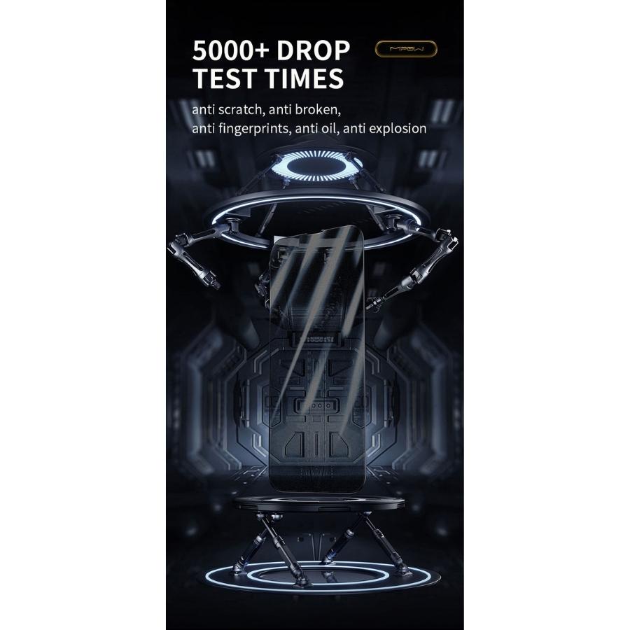 Miếng dán cường lực mờ, chống vân tay Mipow Kingbull HD dành cho iPhone 14/14+/14 Pro/ 14 Promax - Hàng chính hãng