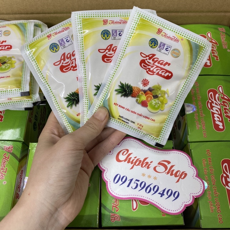 Bột Agar các loại 25-50gr (chọn loại)
