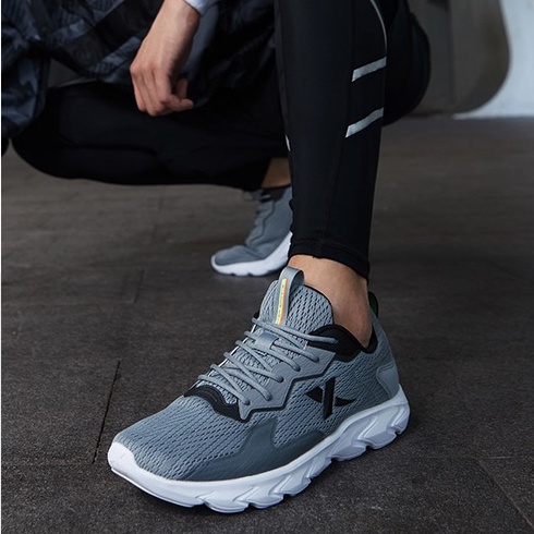 Giày Chạy Bộ Phối Lưới Gọn Nhẹ Hấp Thụ Sốc / Trượt / Mài Mòn