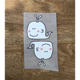 Hình ủi, hình ép nhiệt - cá voi cute