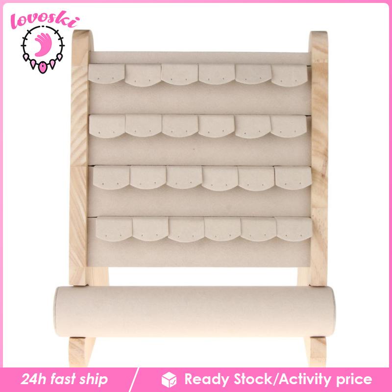 Giá Đỡ Trưng Bày Trang Sức Bằng Gỗ Tự Nhiên