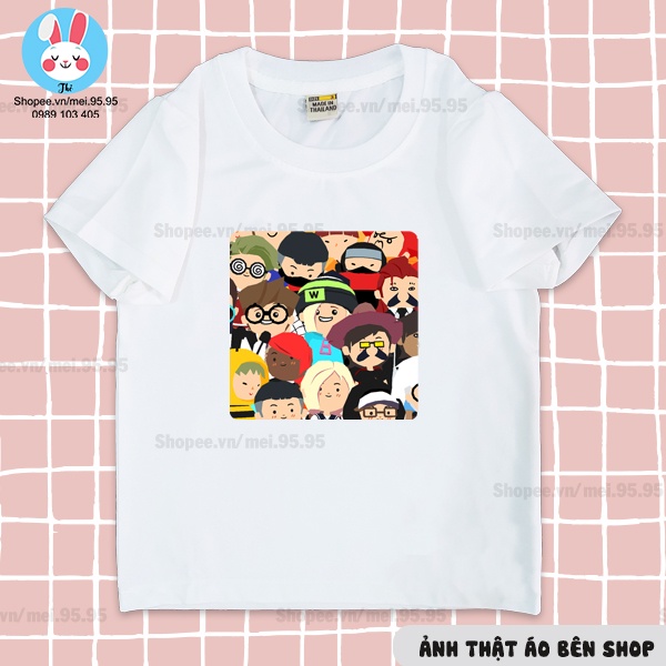 Áo thun play together mẫu Family,áo in hình play together siêu nét có nhiều size