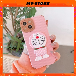 Ốp lưng iphone in nổi Dora.emon dành cho ip 7/8 plus XR XSmax 13 12 11 pro max, ốp điện thoại hoạt hình dễ thương