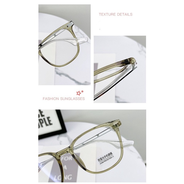 Kính Mát TR90 Chống Tia Bức Xạ Thời Trang Cho Nam Nữ