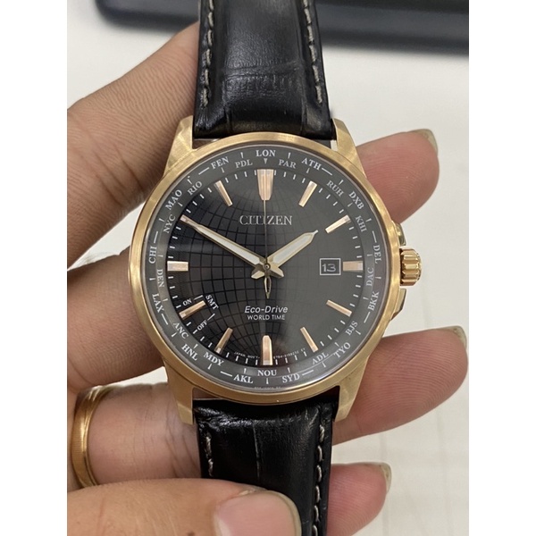 Đồng hồ nam CITIZEN Eco_Drive World Time Perpetual BX1003-08