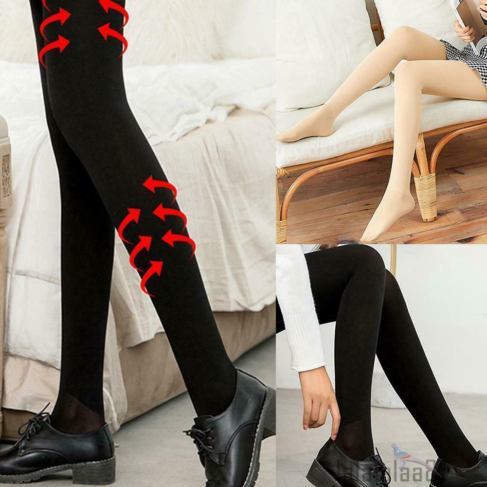 Quần legging lót lông dày giữ ấm cho nữ vào mùa đông