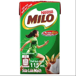 Thùng 48 hộp 115ml sữa lúa mạch Milo
