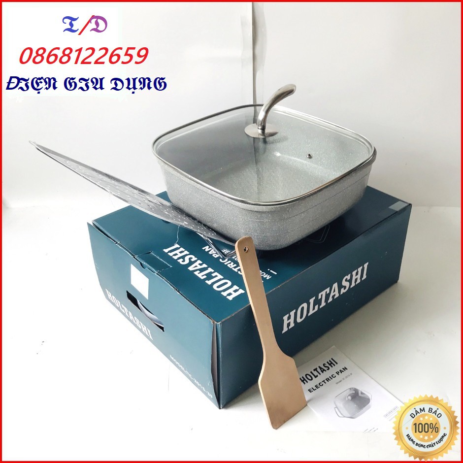 Chảo lẩu điện đa năng Holtashi TC2015 3F ( chảo đá)