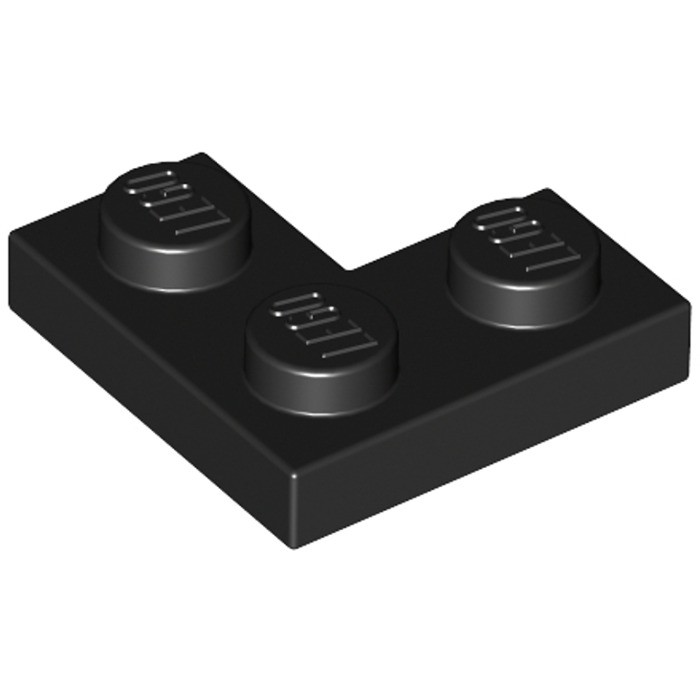 Phụ Kiện LEGO Tấm Góc Vuông 1x2x2 Màu Đen ID 242026 2420