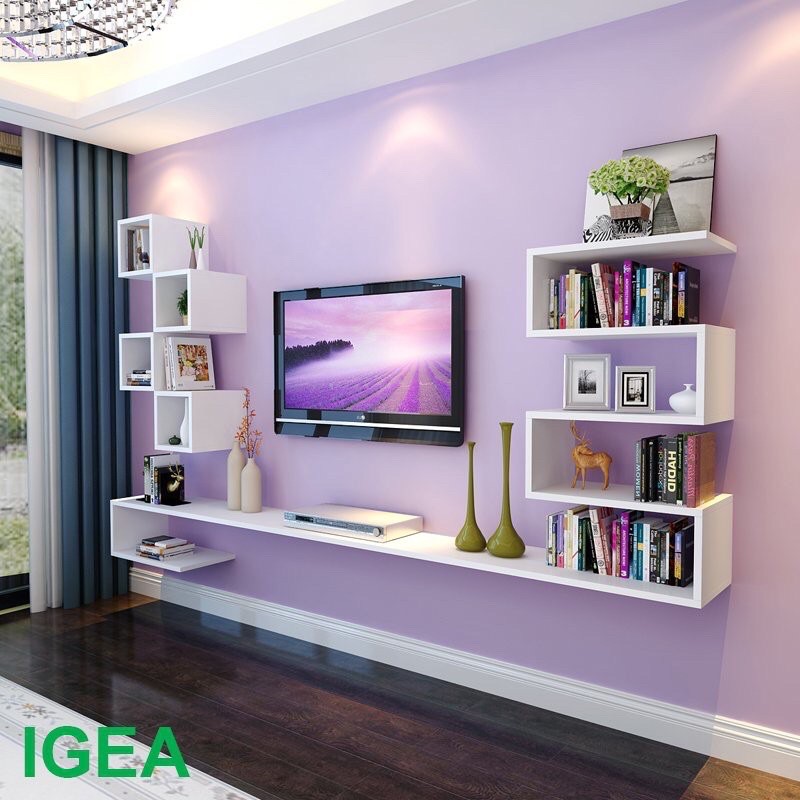 kệ tivi treo phòng khách giá xưởng 2mx20