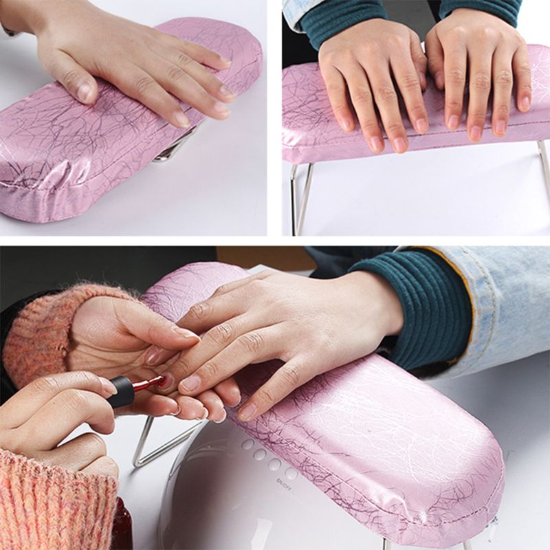 Gối Kê Tay Bằng Da Chống Nước Hỗ Trợ Làm Móng