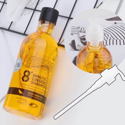 -𝐌𝐨𝐨𝐌𝐨𝐨- Dầu Gội Nhân Sâm Hàn Quốc 8+Minute Ginseng Shampoo 400ml ( tặng kèm sữa tắm ) -Mẫu thử 5ml/10ml/20ml