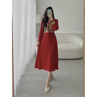 Váy Đỏ Retro