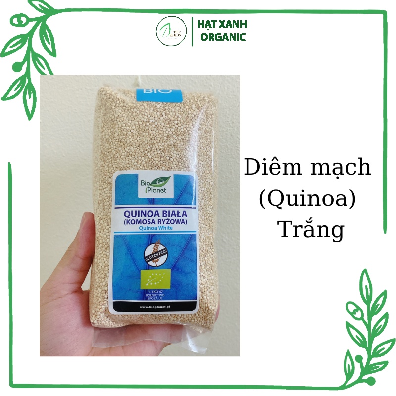 Hạt diêm mạch Quinoa hữu cơ Trắng, Mix 3 màu Bio Planet 500g