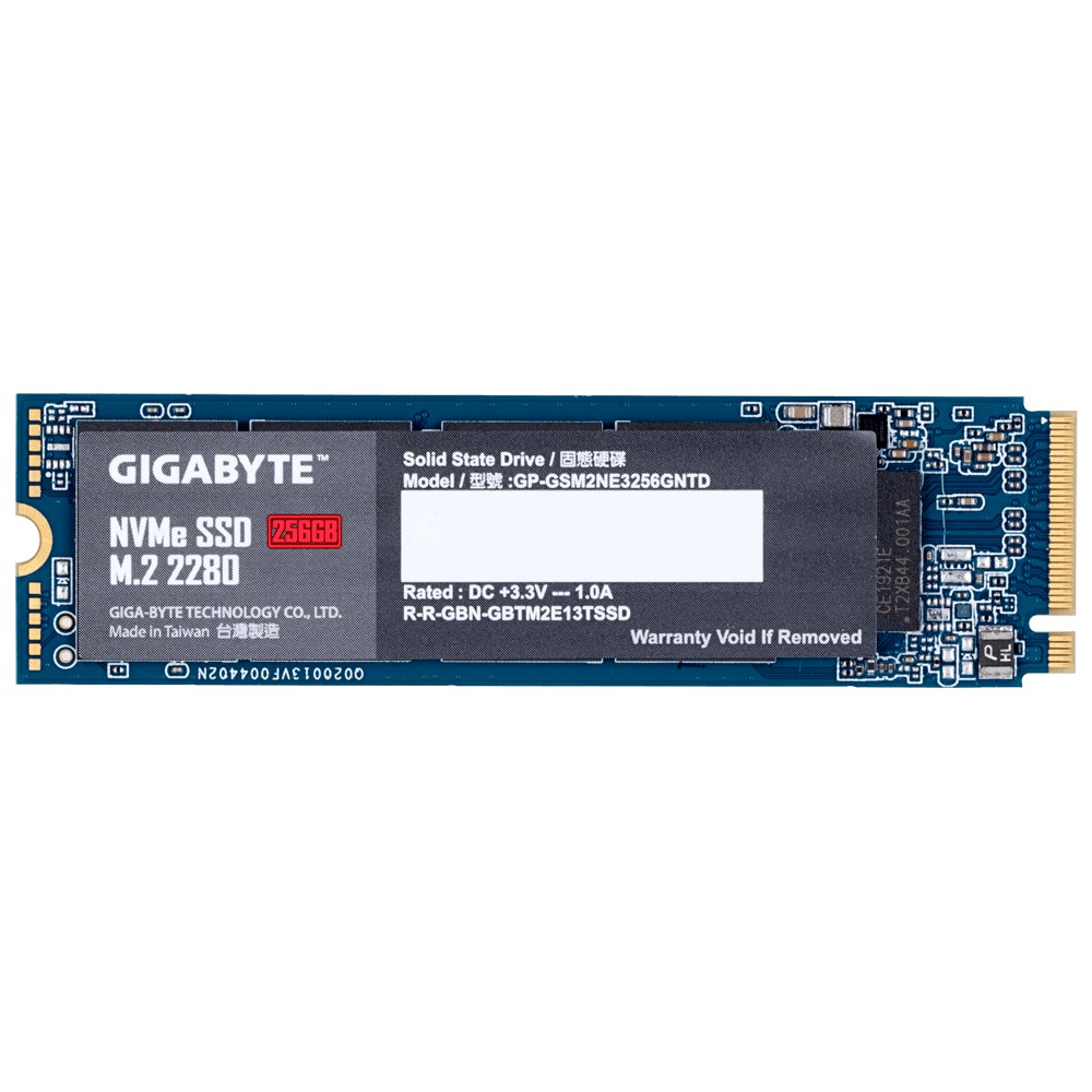 SSD GIGABYTE 256GB M.2 2280 PCIE NVME GEN 3x4 ( GP-GSM2NE3256GNTD) | WebRaoVat - webraovat.net.vn