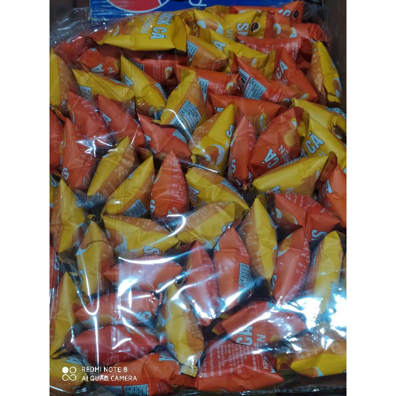 60 gói snack cá viên chiên giòn ngon tuyệt