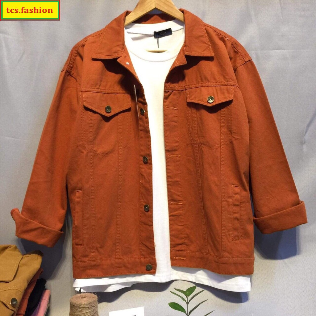 [Hàng Chuẩn Shop] Áo Khoác Kaki Jean Nam Đẹp Mã 01 Cao Cấp Hàng Chuẩn Shop Thời Trang TCS.FASHION