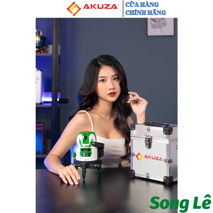 [HCM] MÁY CÂN BẰNG LASER AKUZA AK-911 - 5 TIA XANH SIÊU SÁNG - MÁY CÂN MỰC, BẮN CỐT, ĐÁNH THĂNG BẰNG FULL PHỤ KIỆN