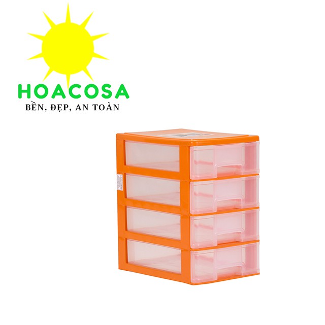 Tủ Nhựa Mini (Tủ Nhí) Loại: 3 Tầng, 4 Tầng, 5 Tầng Hiệp Thành-Nhỏ Xinh, Cứng Cáp, Gọn Nhẹ- Đồ Gia Dụng Hoacosa.