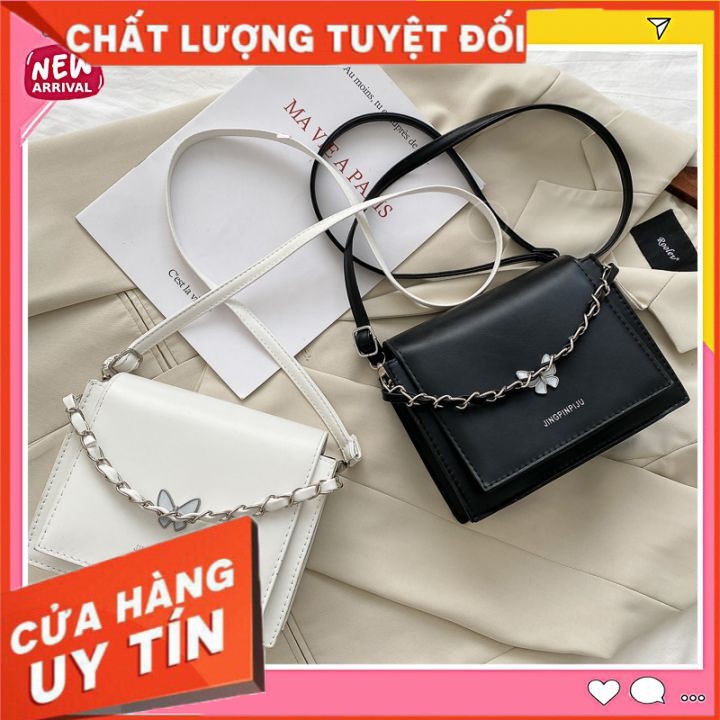 Túi đeo chéo, túi xách nữ sang trọng 𝑭𝑹𝑬𝑬𝑺𝑯𝑰𝑷 hàng cao cấp da PU công sở, dự tiệc đi chơi hot 2021 -hàng đẹp