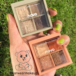 Bảng phấn mắt 4 ô Novo Cherry Blossom Hoa anh đào