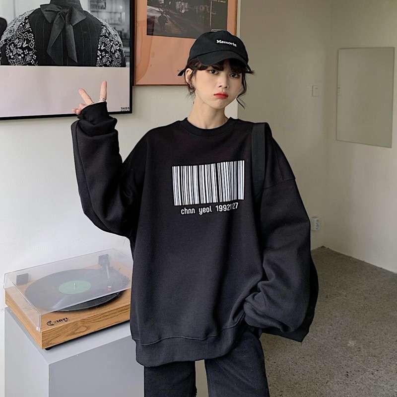 Áo Thun Tay Dài Dáng Rộng Thiết Kế Trẻ Trung Năng Động Hợp Thời Trang | BigBuy360 - bigbuy360.vn