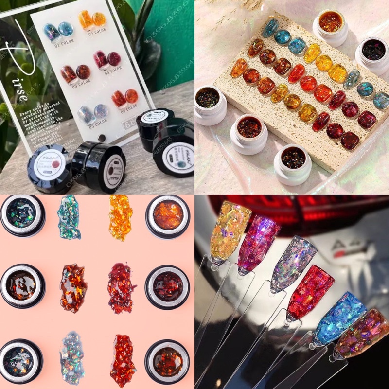 Gel Hổ Phách chuẩn xịn set 6 hũ siêu HOT