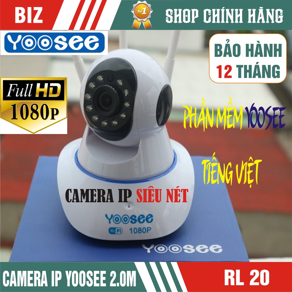 Camera IP YooSee 3 Râu 2.0M RL20 - FullHD 1080P - Bảo hành chính hãng 12 tháng