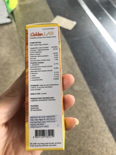 MEN VI SINH GOLDENLAB(hộp 20 gói)