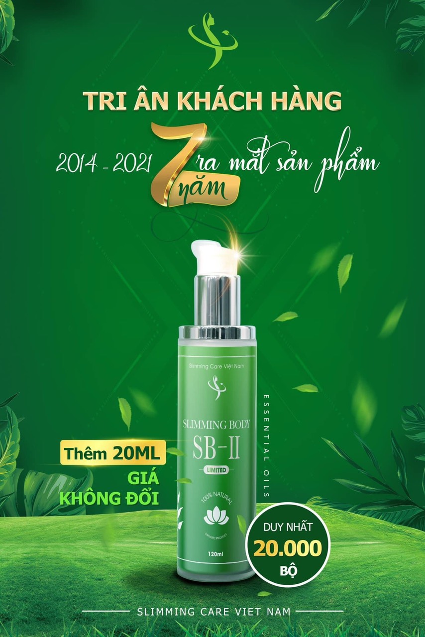 Tinh Dầu Tự Nhiên Slimming Body Essential Oil 120ml Kết Hợp Cùng Đai Điện Giảm Mỡ