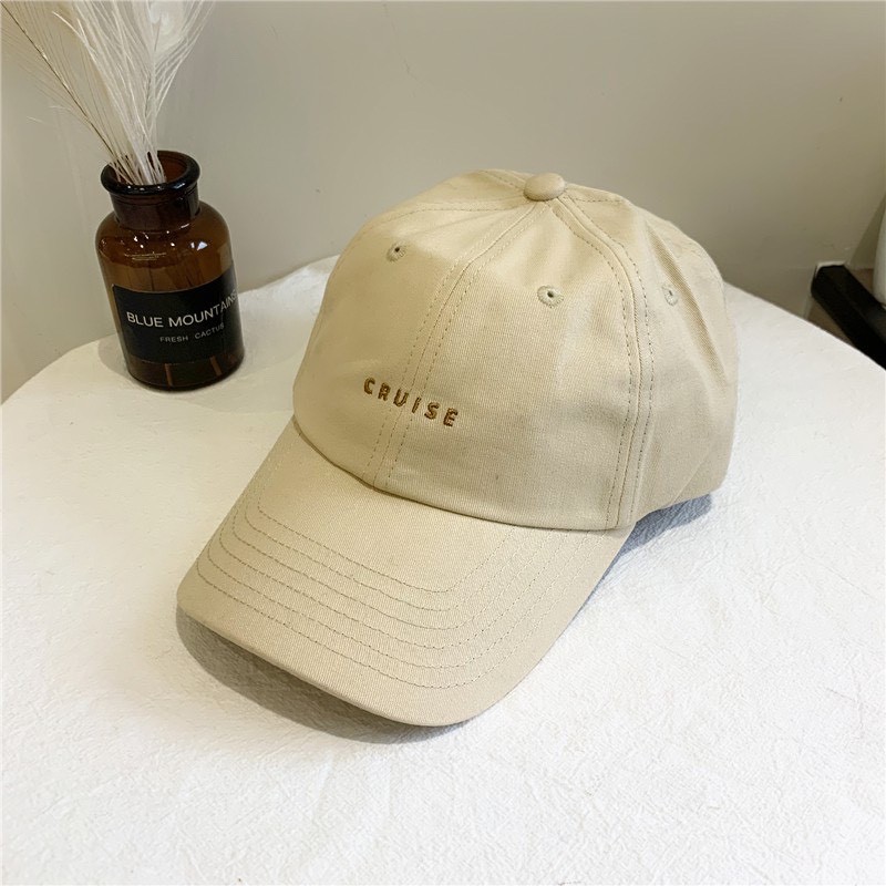 Mũ lưỡi trai Unisex thêu chữ Cruise nhiều màu, nón kết nam nữ phong cách Hàn Quốc Sollle ML06