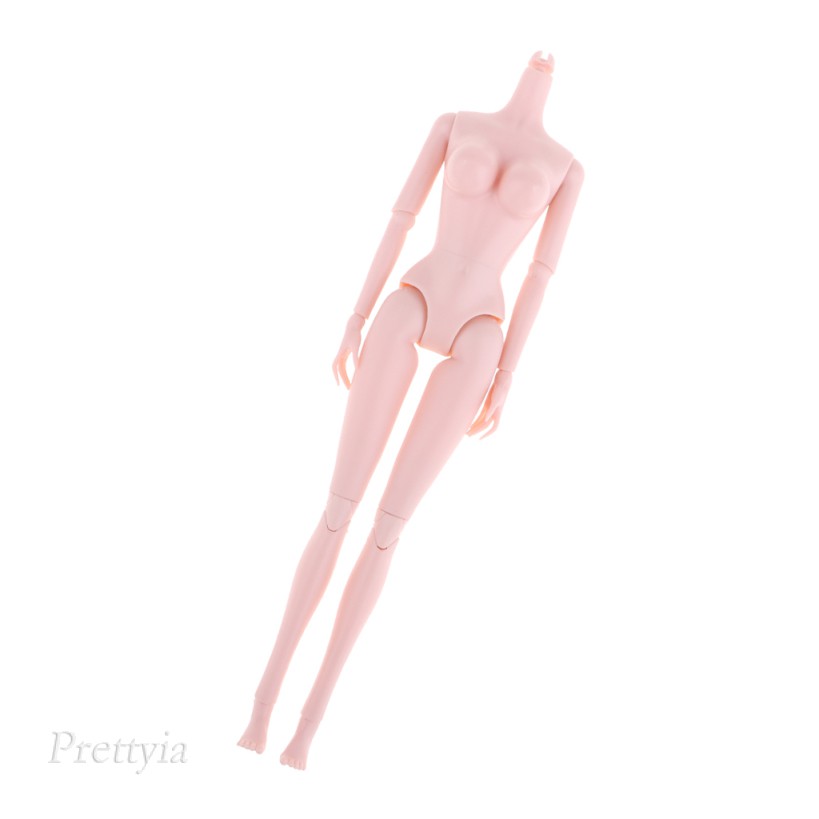 [PRETTYIA] Nude Body Parts Joints for 1/6 XinYi /BJD Doll Custom Big Chest Flat Foot