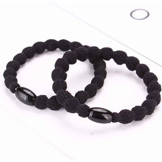 (Sỉ 800Đ)Dây Buộc Tóc Trơn Màu Đen