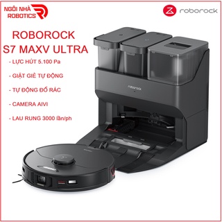 Robot hút bụi lau nhà s7 maxv ultra - tự động giặt khăn lau - pp chính hãng, bản qt - new, bh 12 tháng