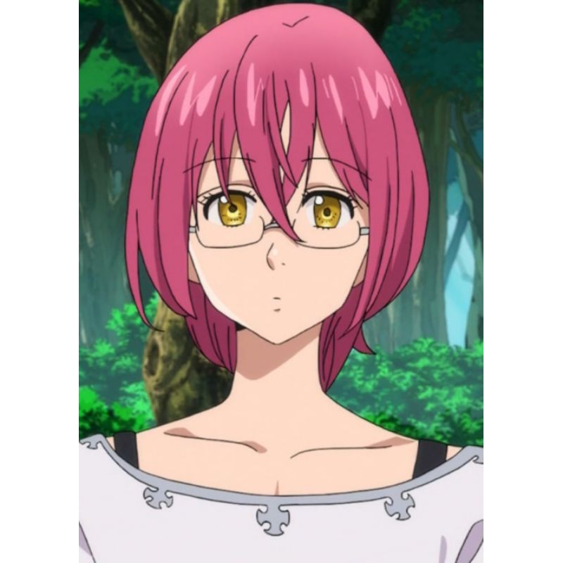 [sẵn] Wig/tóc giả Gowther - Nanatsu no taizai màu hồng đỏ (cơ bản nam nữ ngắn 30cm) thất đại tội [Miu Cosplay]