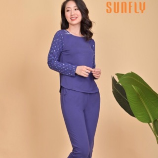 Bộ đồ mặc nhà thu đông cao cấp sunfly sp1691