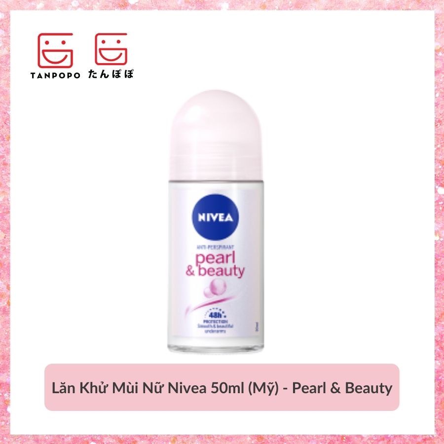 [Chính hãng] Lăn Khử Mùi Nữ Nivea 50ml (Mỹ) - Pearl &amp; Beauty