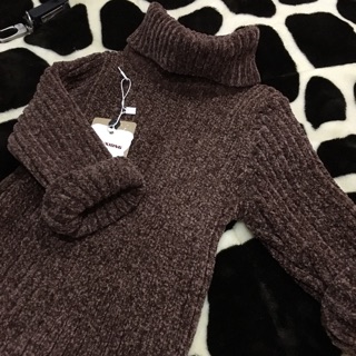 Áo len cao cổ nhung tuyết