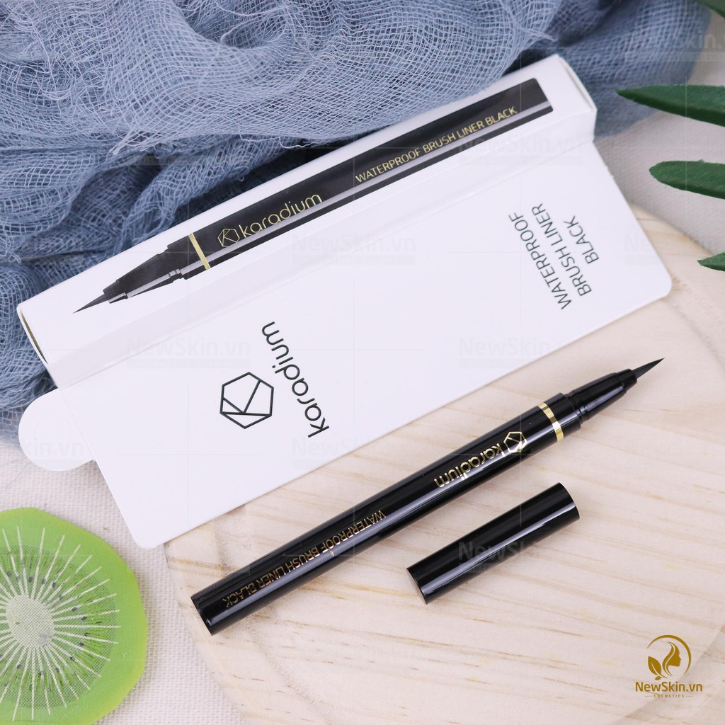 Bút Kẻ Mắt Nước Karadium Waterproof Brush Liner Black