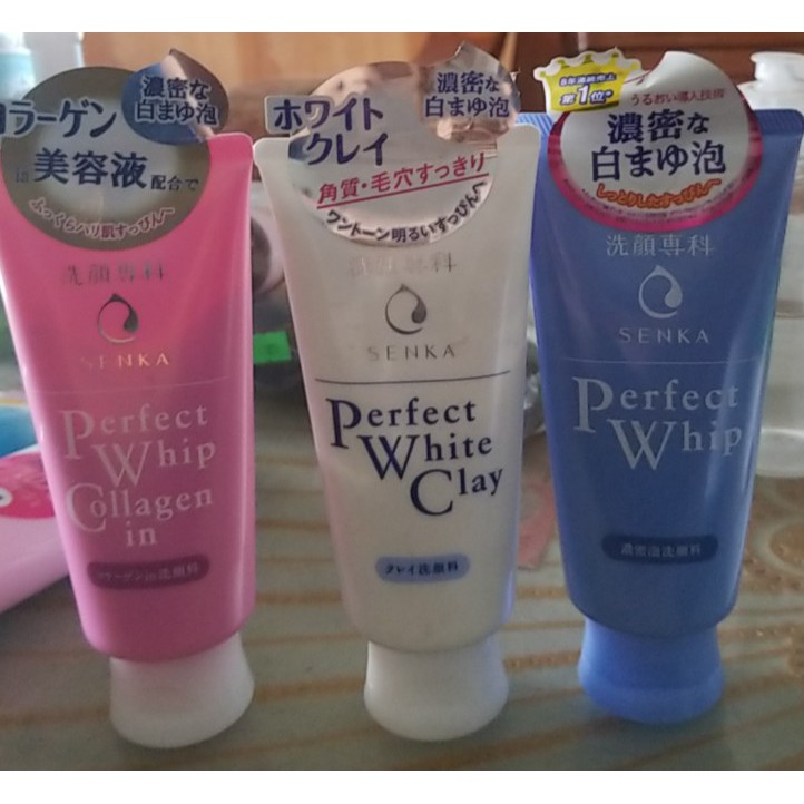 Sữa rửa mặt Shiseido Senka Perfect Whip Collagen in 120g Nội Địa Nhật | BigBuy360 - bigbuy360.vn