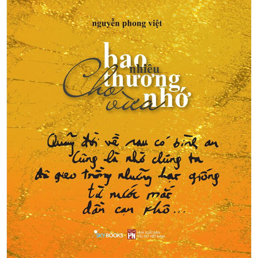 Sách Bao Nhiêu Thương Nhớ Cho Vừa
