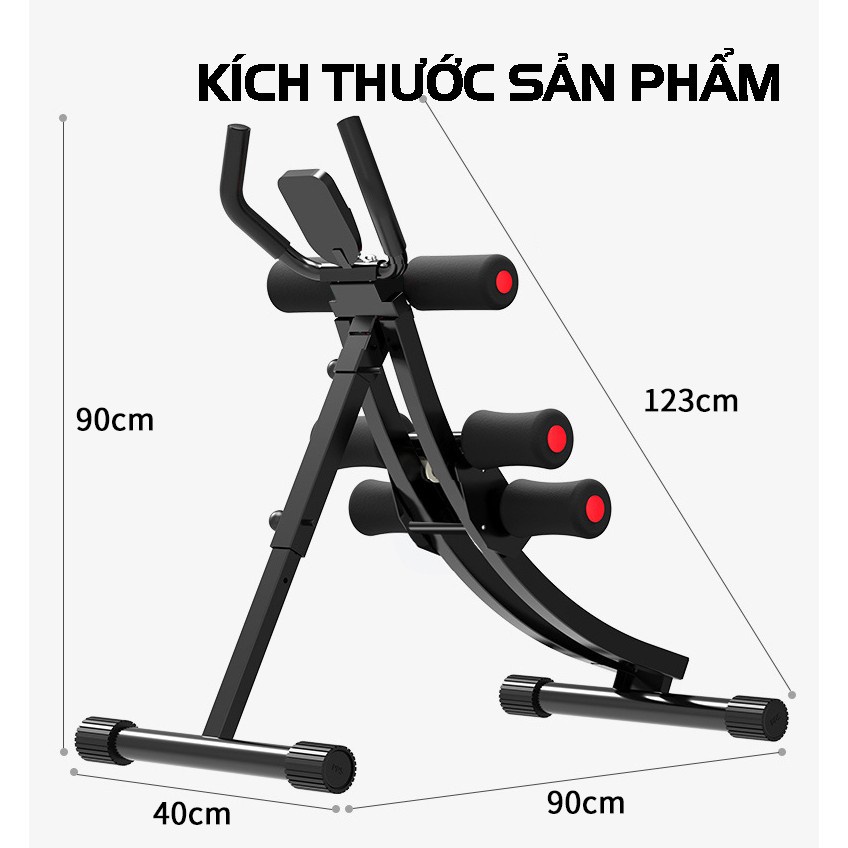 Máy tập Gym đa năng Jobur - tác động đồng thời lên cơ bụng, lưng, tay, ngực, hông, eo - nhanh chóng định hình vóc dáng