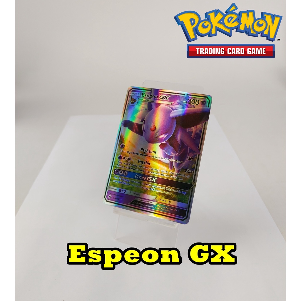 Thẻ bài Pokemon Espeon GX