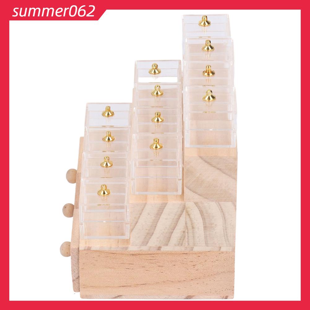 Summer062 Nhà búp bê Tủ trưng bày kẹo bằng gỗ Sống động như thật đồ nội thất Mô hình trang trí Phụ kiện