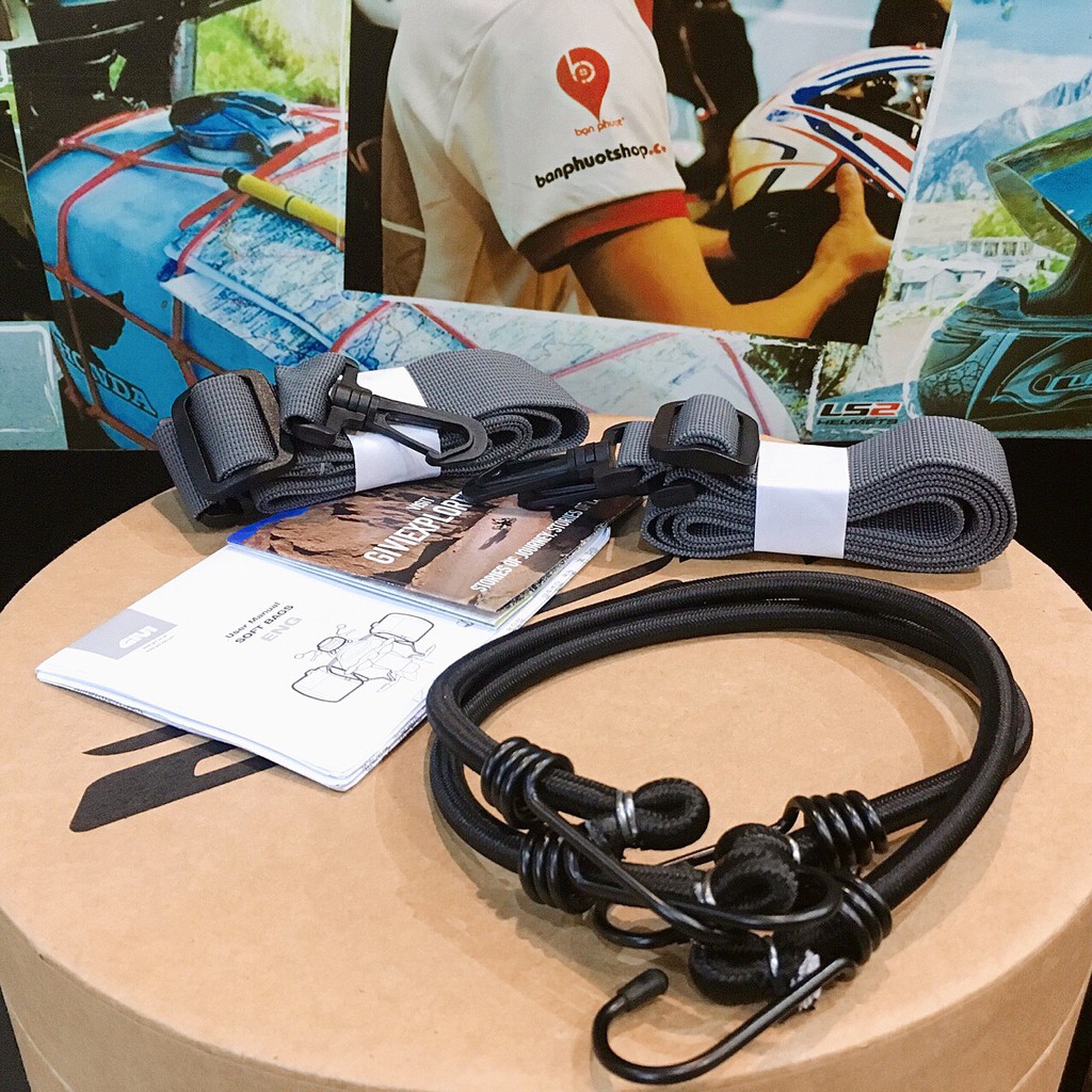 Cặp Túi Treo Hông Xe Givi EA101C - Túi Đôi Givi 30L Treo Hông Xe Máy Có Thể Mở Rộng - Pair Of Saddle Bags 30Ltr EA101C