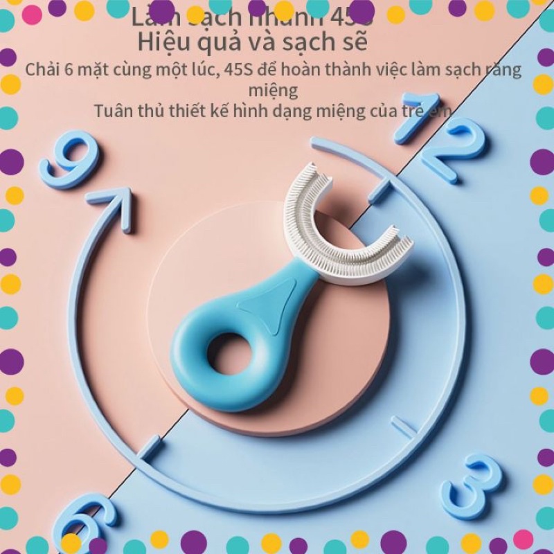 🍄 Bàn chải đánh răng thông minh cho bé thế hệ mới 360 độ🍄