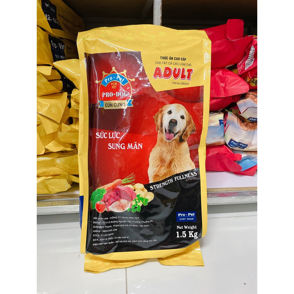 &lt; 400g &gt; Thức ăn cho Chó - Hạt Pro-Dog Adult .